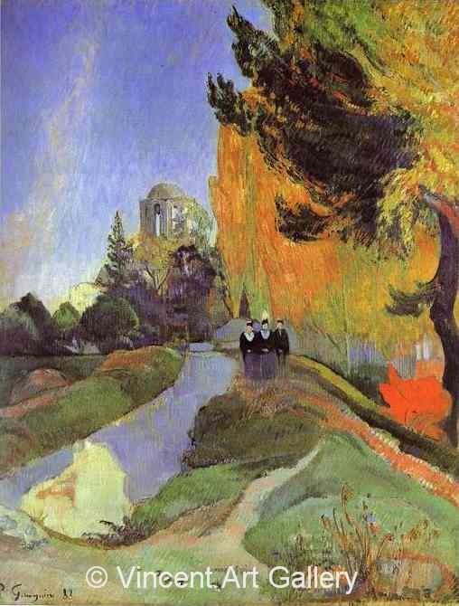 A3613, GAUGUIN, The Alyscamps. 1888